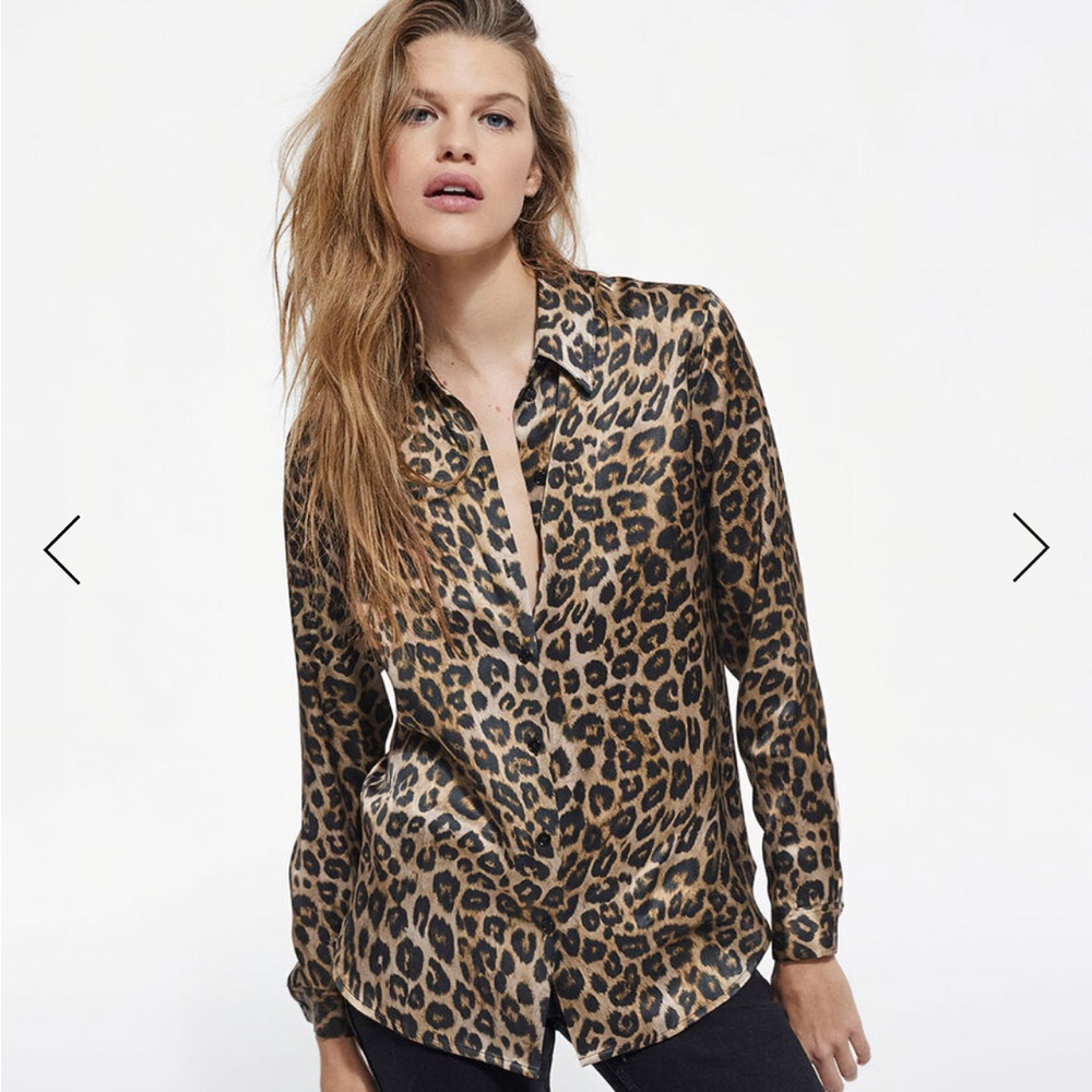 Kooples leopard shirt